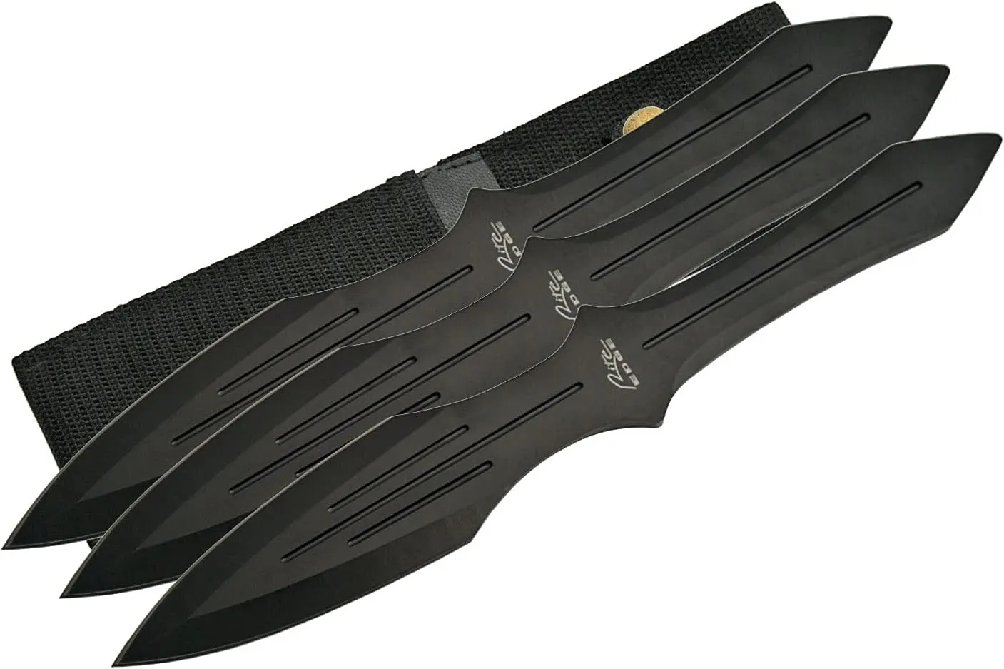 SZCO Supplies Professional 3 Piece Throwing Knife Set with Nylon Sheath