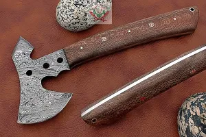 Tactical Combat Custom Made Damascus Steel Hunting Axe/Throwing Hatchets Smart Axe FBA-0020 / Camping & Hiking/Compact Axe/Gift for him