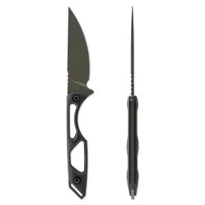 Toor Willow Spanish Moss 3.75" Fixed Blade Pocket Knife (850049642941)