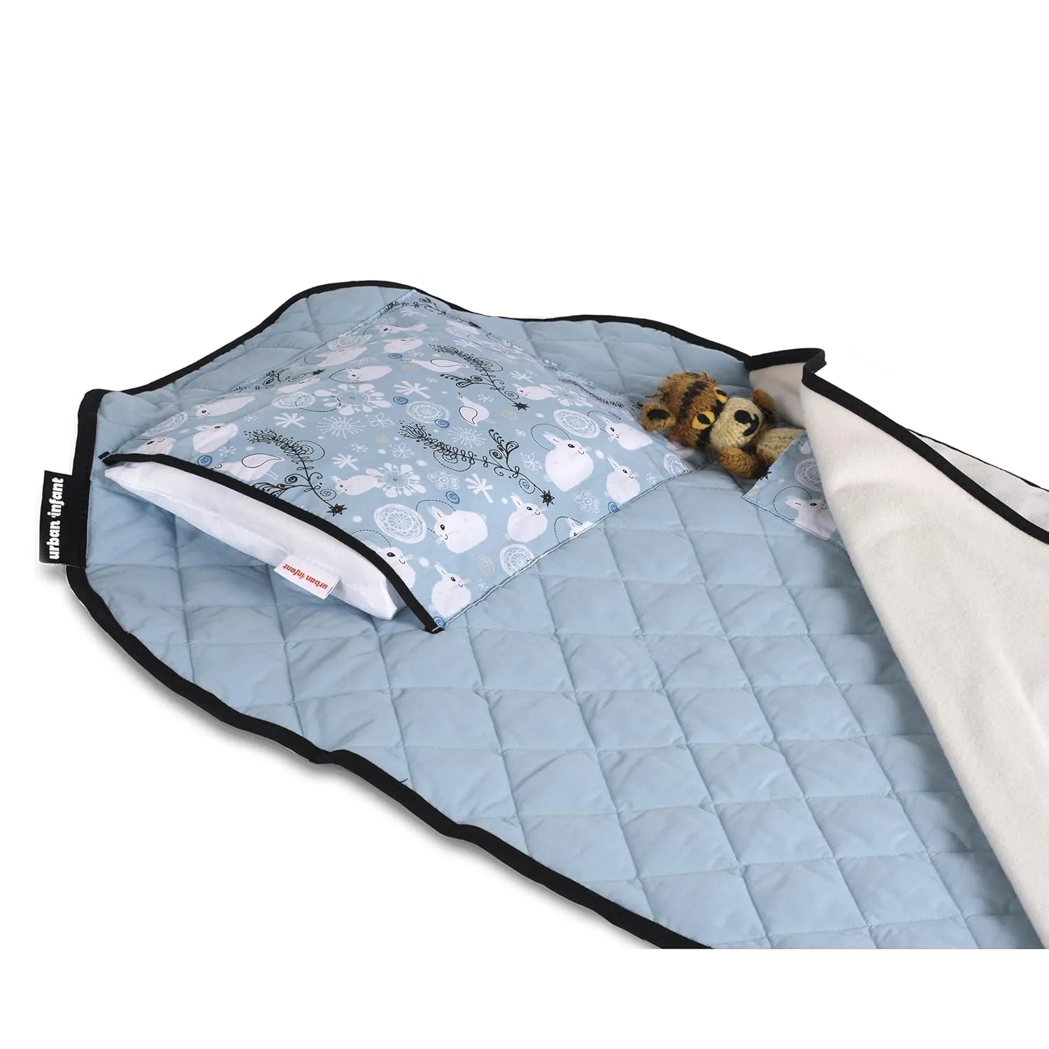 Tot Cot Kids Nap Mat - Toddler Preschool Daycare Bedding Cover with Blanket and Pillow - Ages 2 Yrs to 5 Yrs
