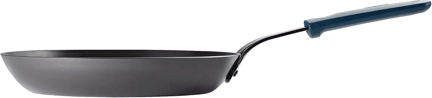 Tramontina Carbon Steel 10-Inch Frying Pan with Silicone Grip, Naturally Non Stick Skillet, Oven Safe