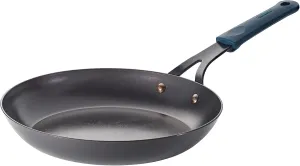 Tramontina Carbon Steel 10-Inch Frying Pan with Silicone Grip, Naturally Non Stick Skillet, Oven Safe