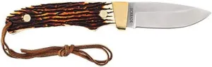 Uncle Henry Mini Pro Hunter Small Fixed Staglon Handle Clam, PH2NCP