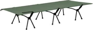 UNISTRENGH Folding Camping Cot for Adults Outdoor Aluminum Alloy Heavy Duty Portable with Carry Bag Sleeping Cots for Camp Office Use,Military Green