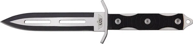 UZI Mossad I Fixed Knife with Straight Edge Stainless Steel Blade UZKFXB006
