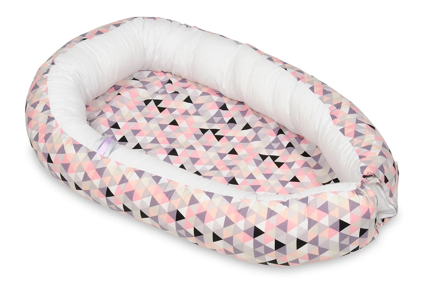 Velinda Baby Nest - Soft Cotton - Adjustable - for Infants Up to 8 Months - Width  60cm - Length 85cm
