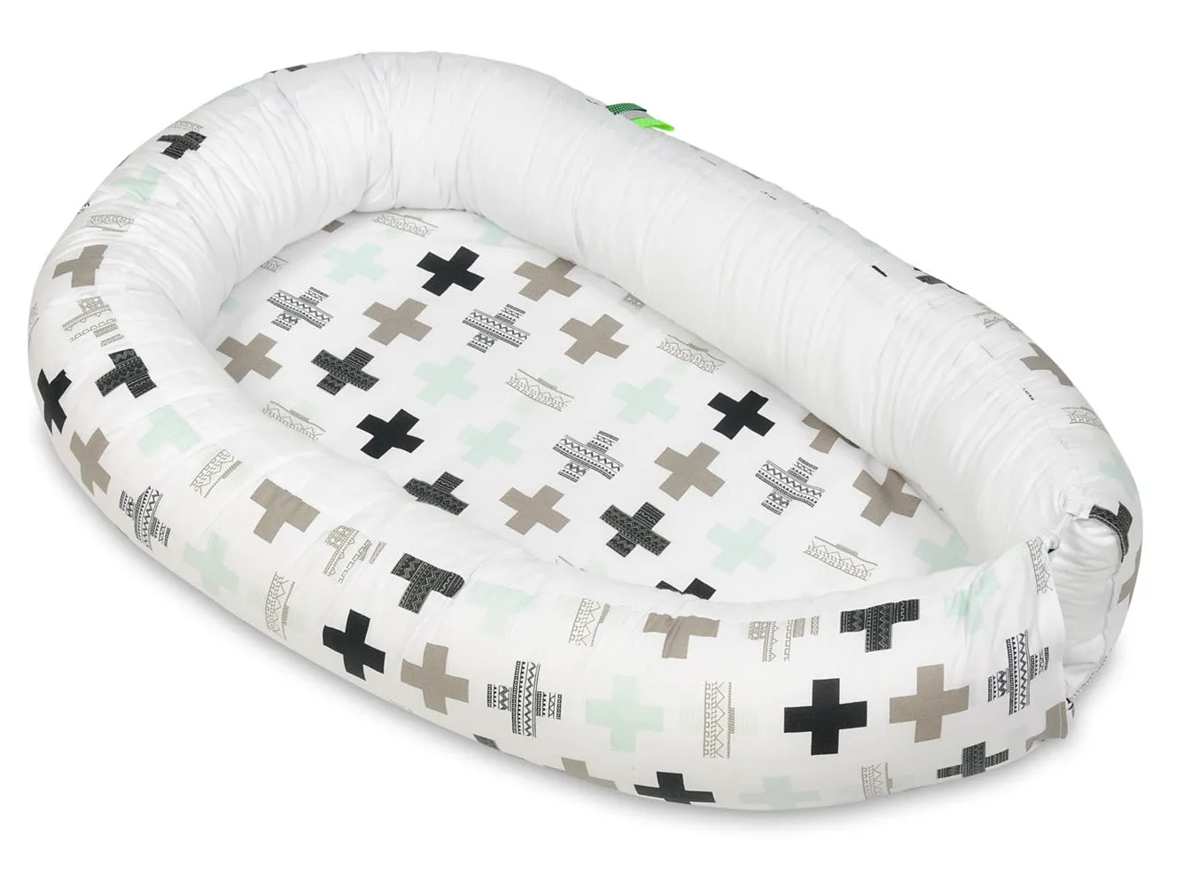 Velinda Baby Nest - Soft Cotton - Adjustable - for Infants Up to 8 Months - Width  60cm - Length 85cm