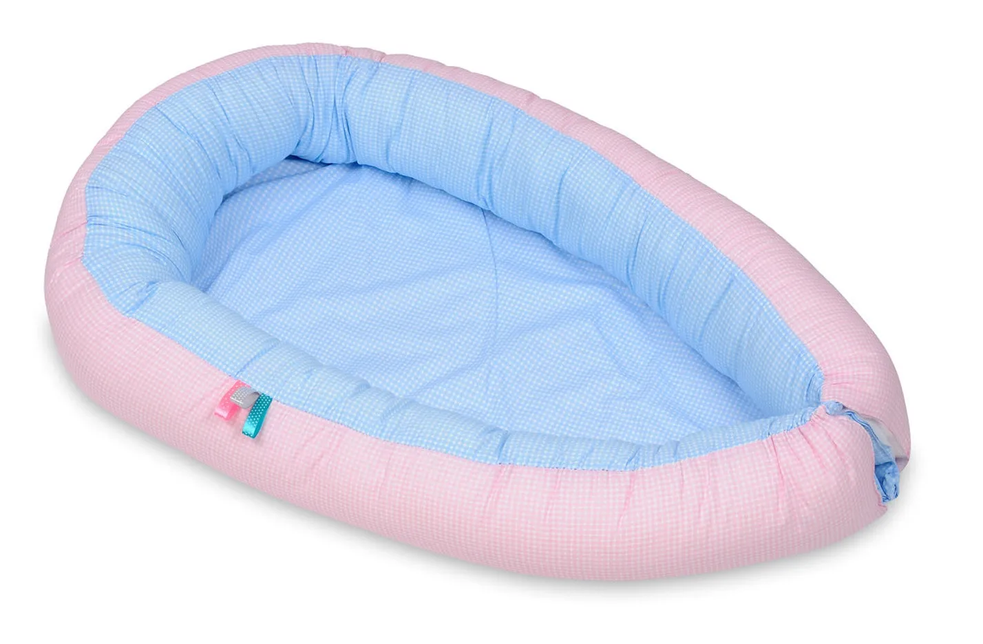 Velinda Baby Nest - Soft Cotton - Adjustable - for Infants Up to 8 Months - Width  60cm - Length 85cm