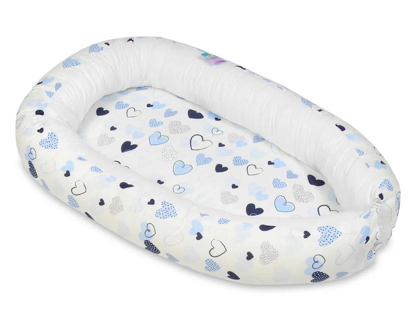 Velinda Baby Nest - Soft Cotton - Adjustable - for Infants Up to 8 Months - Width  60cm - Length 85cm