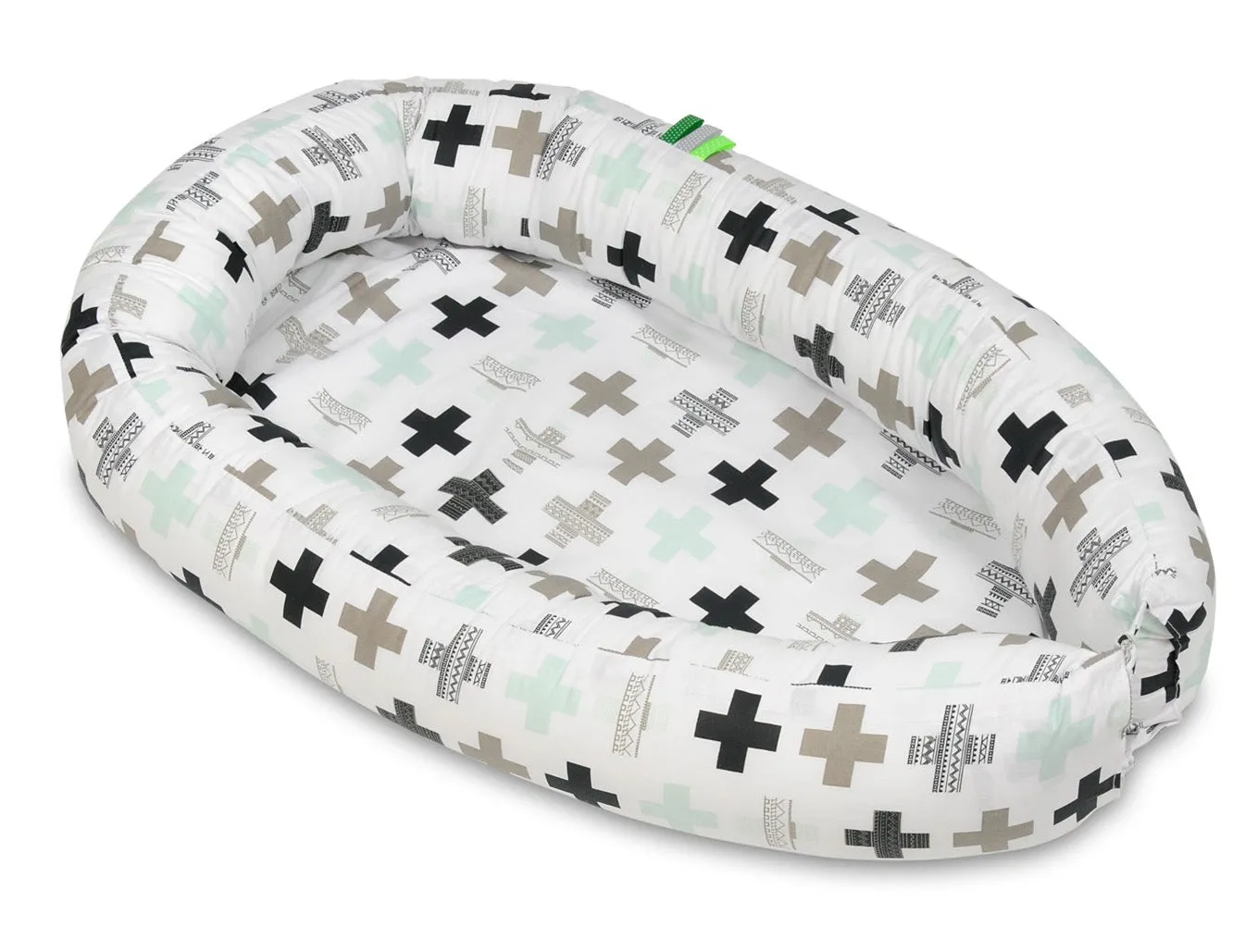 Velinda Baby Nest - Soft Cotton - Adjustable - for Infants Up to 8 Months - Width  60cm - Length 85cm