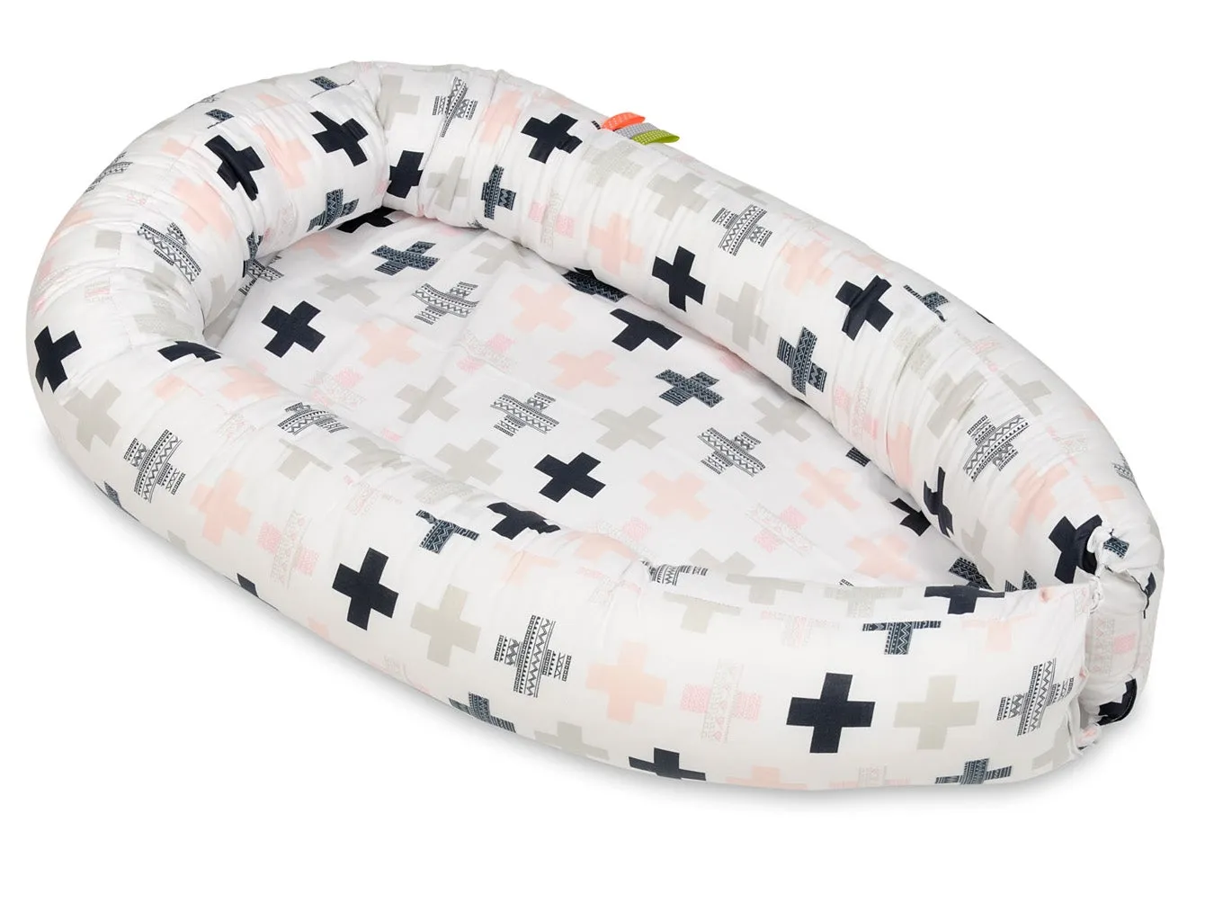Velinda Baby Nest - Soft Cotton - Adjustable - for Infants Up to 8 Months - Width  60cm - Length 85cm