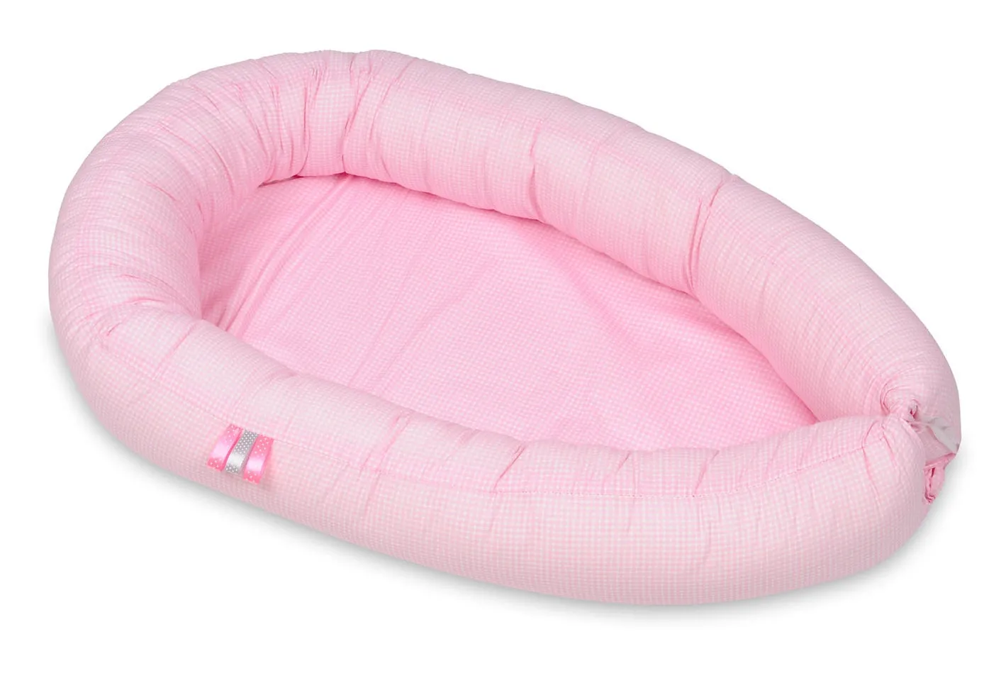 Velinda Baby Nest - Soft Cotton - Adjustable - for Infants Up to 8 Months - Width  60cm - Length 85cm