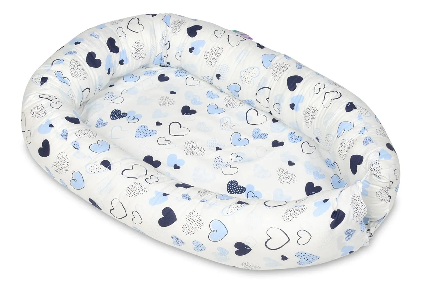 Velinda Baby Nest - Soft Cotton - Adjustable - for Infants Up to 8 Months - Width  60cm - Length 85cm