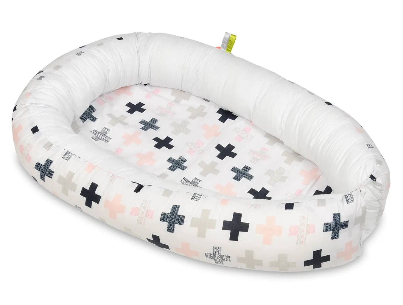Velinda Baby Nest - Soft Cotton - Adjustable - for Infants Up to 8 Months - Width  60cm - Length 85cm