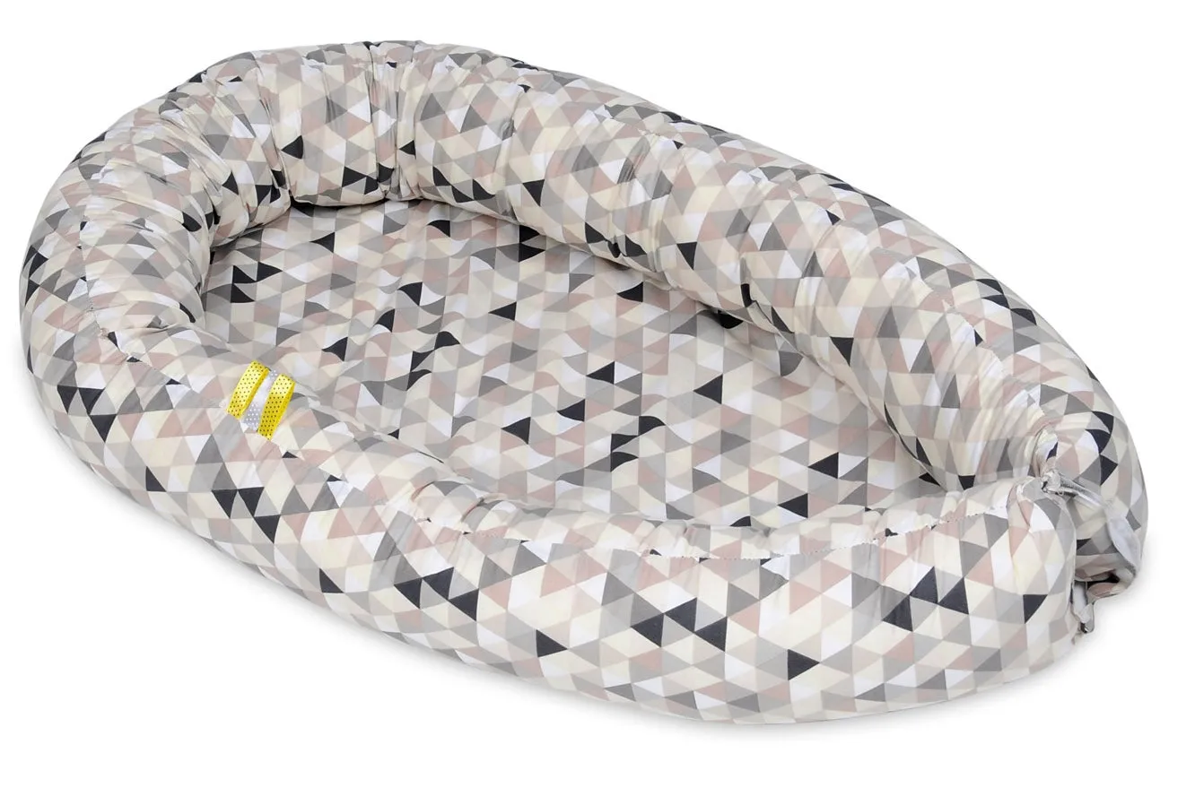 Velinda Baby Nest - Soft Cotton - Adjustable - for Infants Up to 8 Months - Width  60cm - Length 85cm