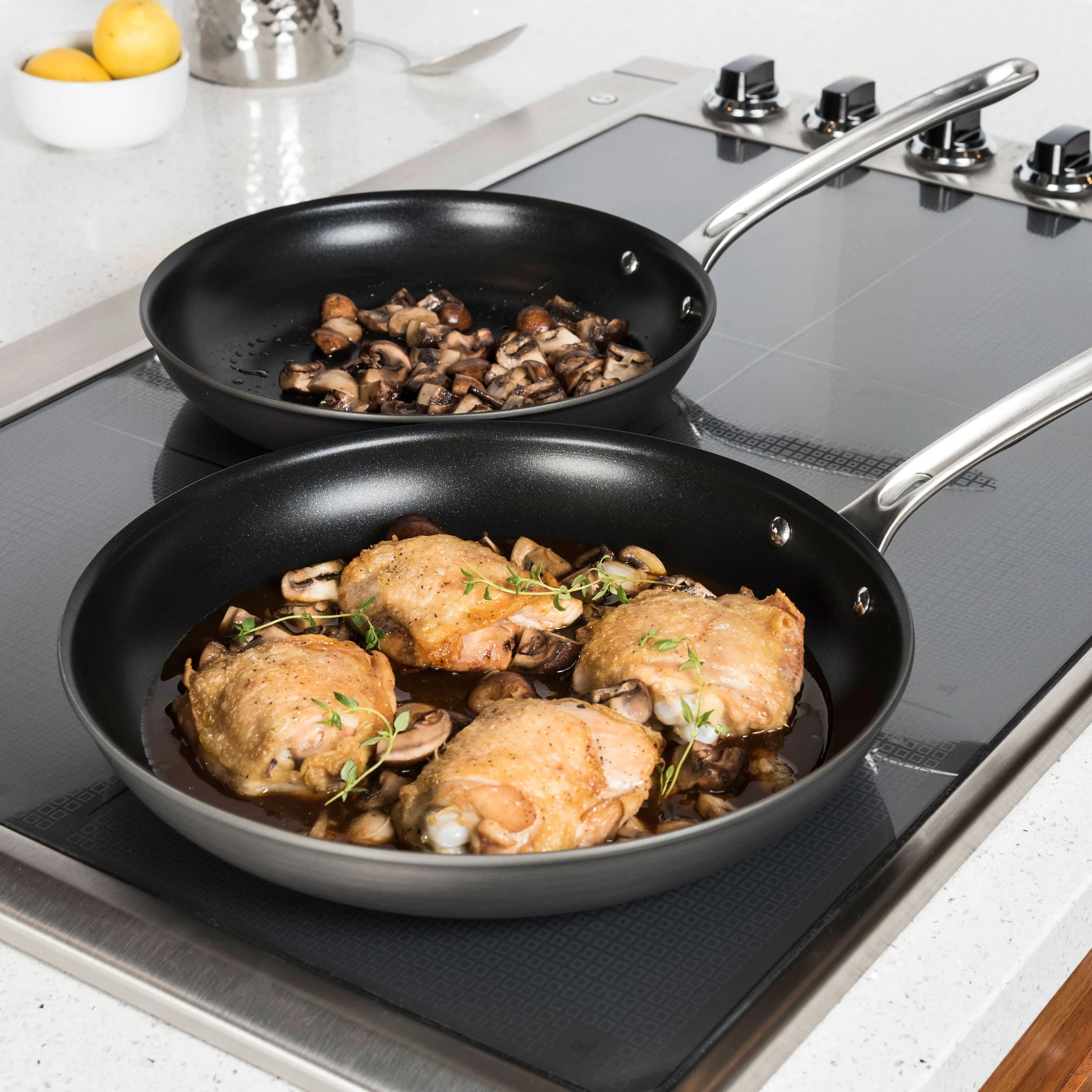 Viking Hard Anodized Nonstick 3 Piece Skillet Set