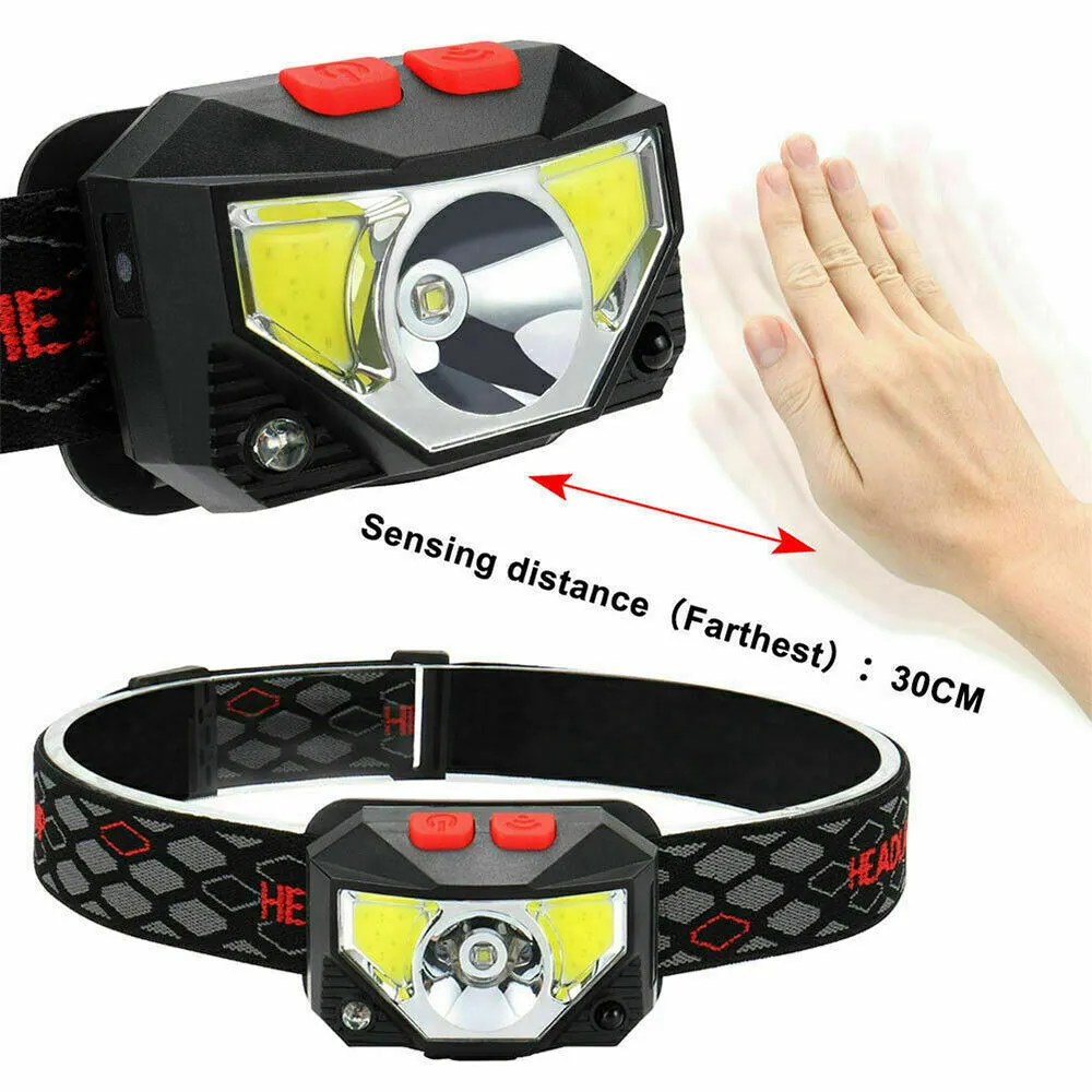 Waterproof USB Rechargeable LED Head Lamp