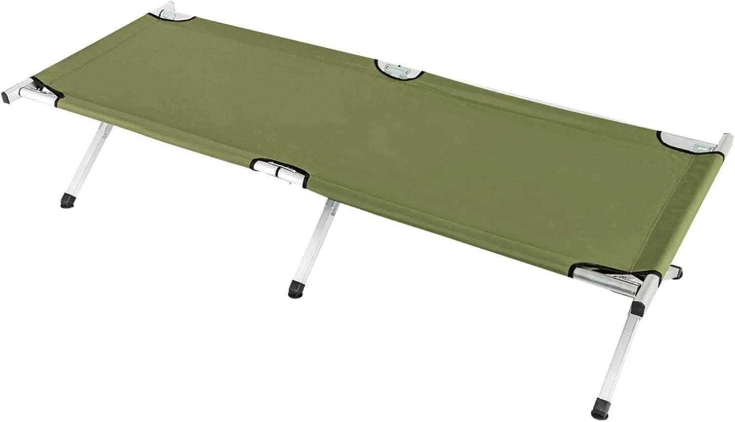 WEI WEI GLOBAL Portable Folding Camp Bed Cot with Carry Bag, Green