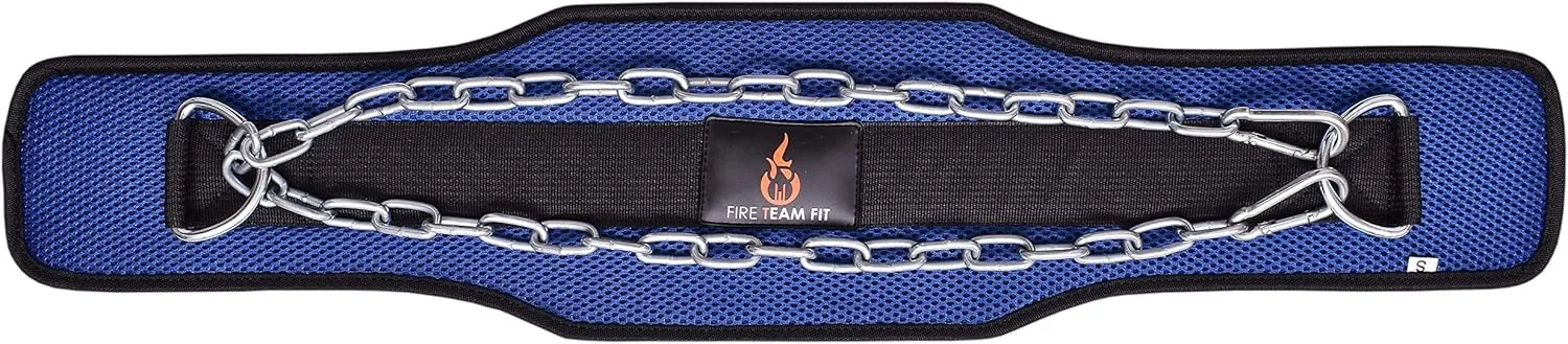 Weighted Belt with Chain, For Pullups, Dips, Weight Lifting, Powerlifting, & Cross Training