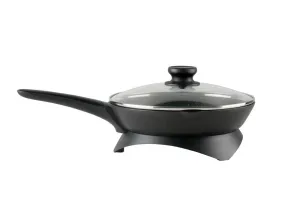 Westinghouse Electric Nonstick Skillet Tempered Glass Lid - 26cm