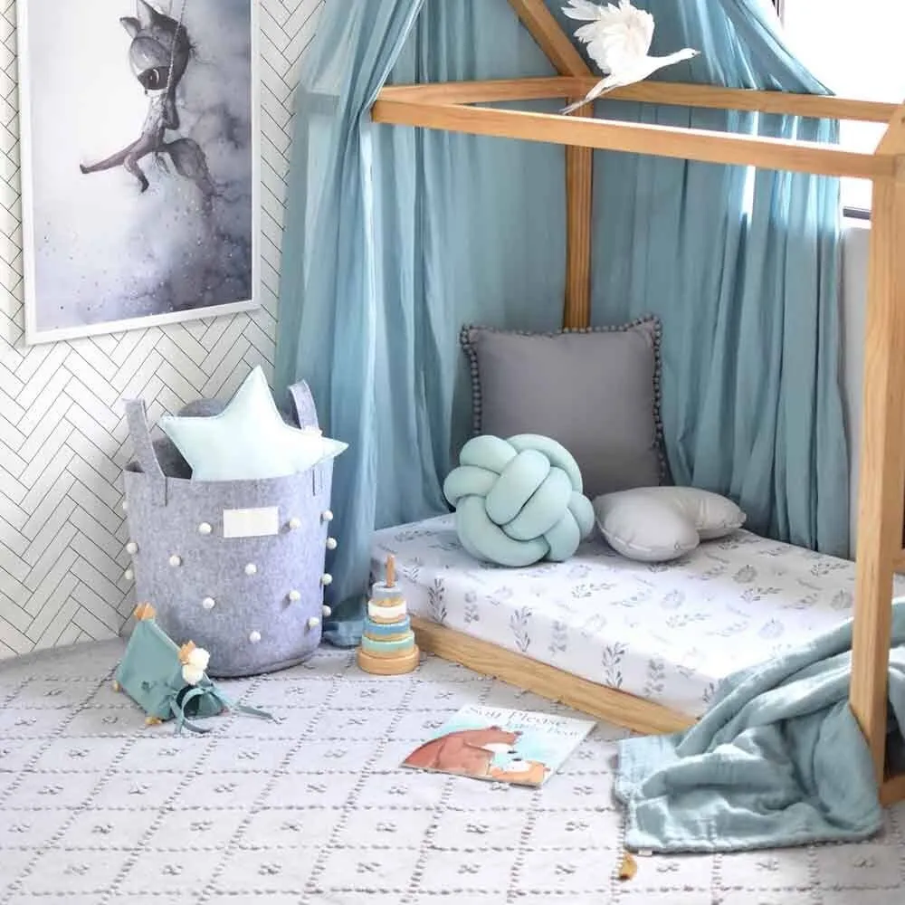 Wild Fern Fitted Cot Sheet