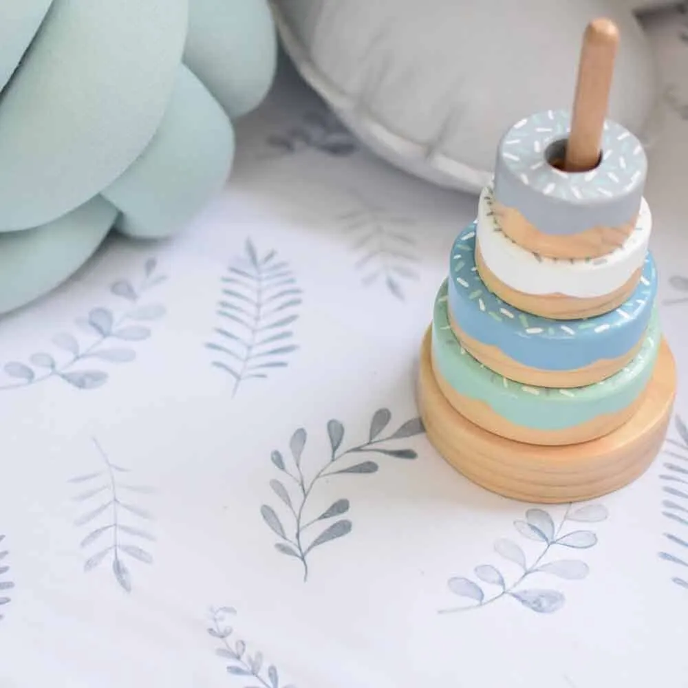 Wild Fern Fitted Cot Sheet