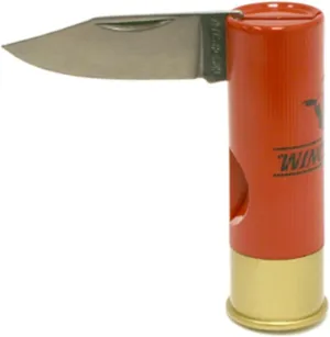 Winchester Shotgun Shell Knife, Folding, Plain