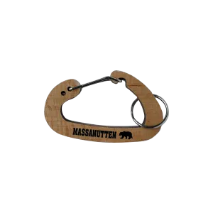 Wooden Carabiner Keychain