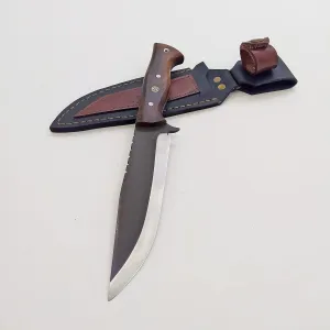 yatagan Hand Made Bushcraft- Hunting Knife - Survival Kit -Camping Accessory - Tactical Knife - Gift for Hunter - Stainless Steel Knife - Woden Handle - Product Code YS053