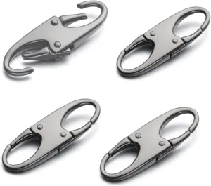 Zpsolution Double Small Carabiner Clips - Theft Deterrent - Holding Zipper Closed - Zipper Pull Replacement