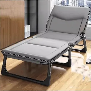 ZTGL C,170x56cm, Oversized Patio Recliner Chair, Folding Camping Chairs, Folding Camping Cot, Folding Lounge Chair, Portable Outdoor Chaise, Portable Folding Cot